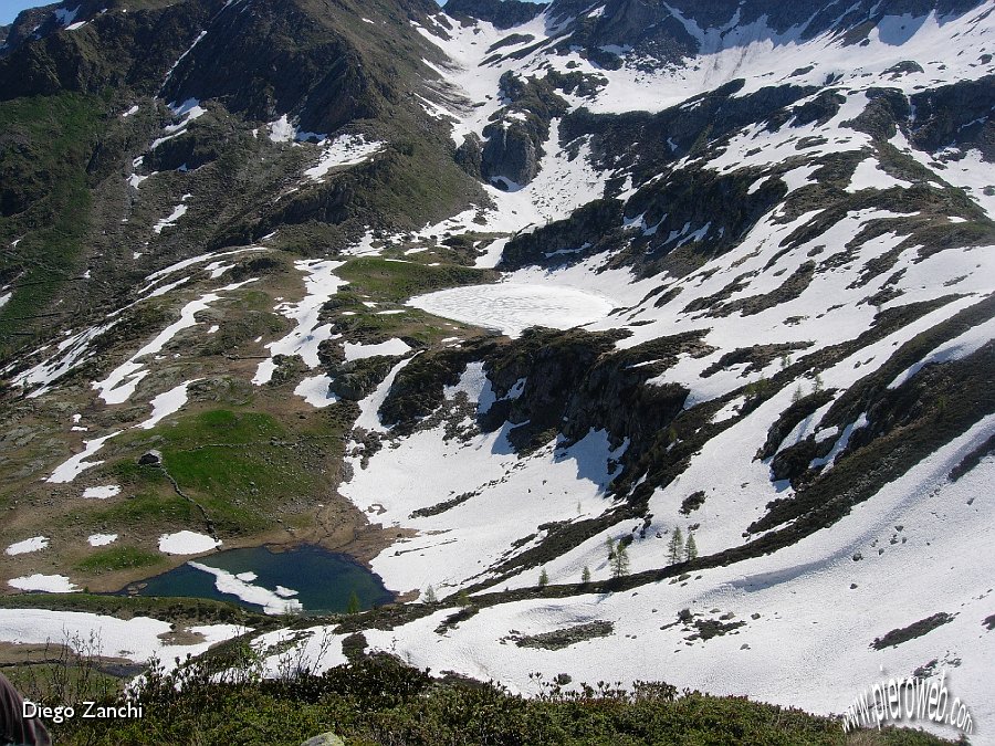 5-i due laghi del Porcile in disgelo.JPG - 5-I due laghi del Porcile in disgelo